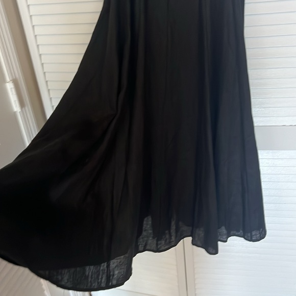 NWT DISSH - ROSS BLACK LINEN MIDI DRESS - Picture 5 of 8